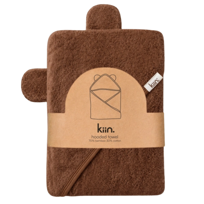 hooded towel chocolate 2
