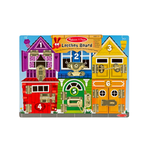Melissa + Doug – Wooden Latches Board