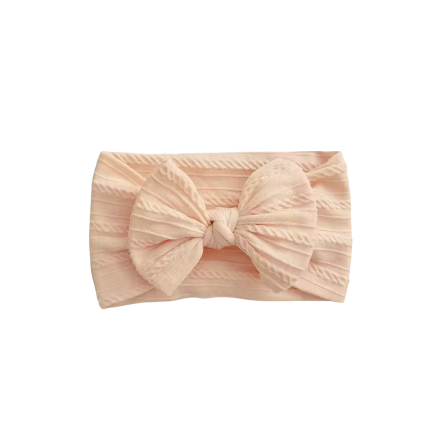 twinkle and bloom knotted bow headband apricot twinkle and bloom knotted bow headband apricot