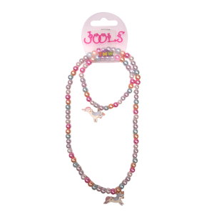 Jools - Bracelet + Necklace Set: Unicorn