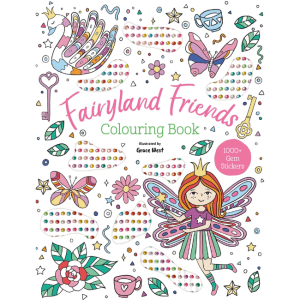 Colouring Book with Gems - Fairyland Friends