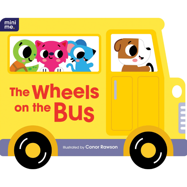 Mini Me - Shaped Board Book - The Wheels on the Bus