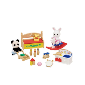 Sylvanian Families - Baby Toy Box: Snow Rabbit + Panda Babies