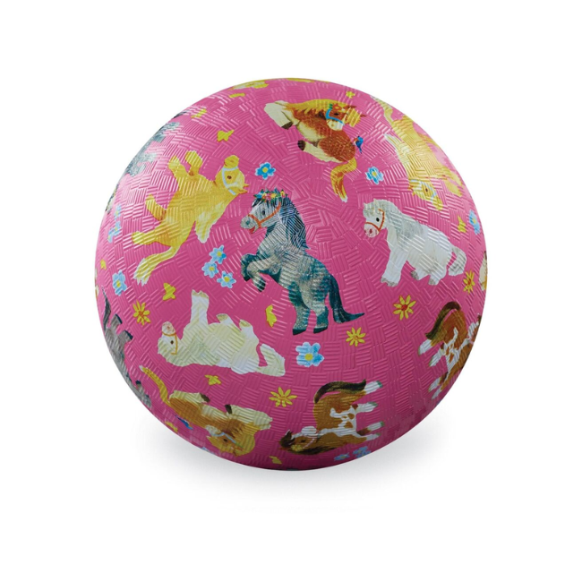 Crocodile Creek – Large Playground Ball: Pretty Ponies