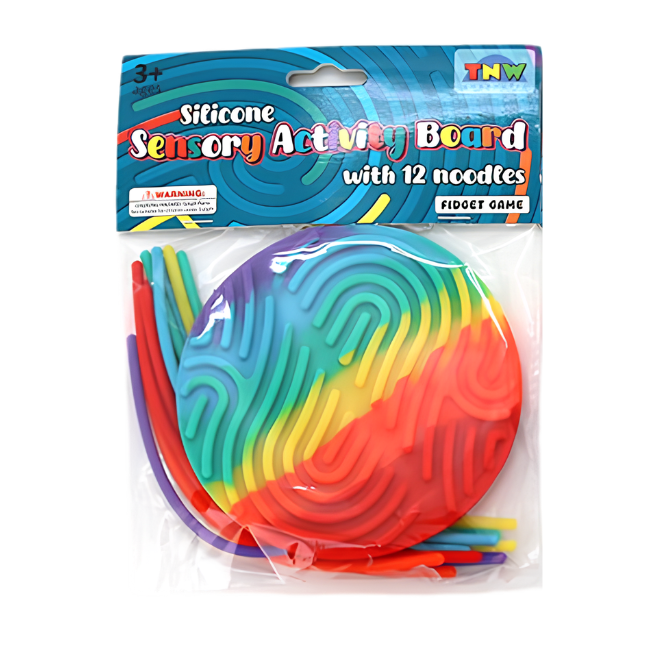 Fidget - Two-Sided Sensory Activity Board_ Round