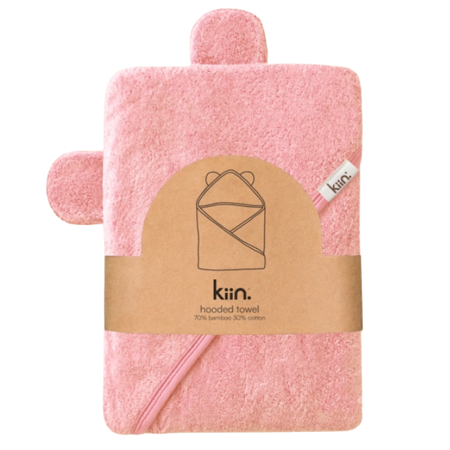 hooded towel peony