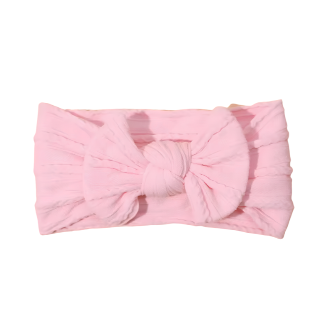 Twinkle + Bloom by Sophie - Knotted Bow Headband Sugar Cookie