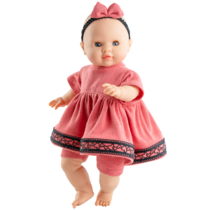 Paola Reina - 36cm Soft Body Doll Elsa Manu: Red Hearts