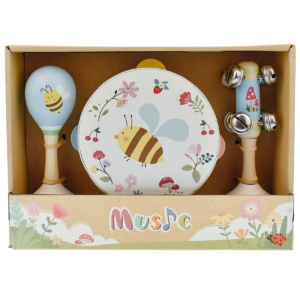 Kaper Kidz - Wooden Spring Insect 3 Piece Music Set: Bee