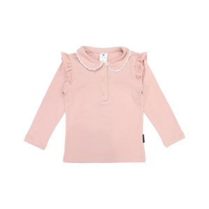 Korango - Collared Tee: Pink