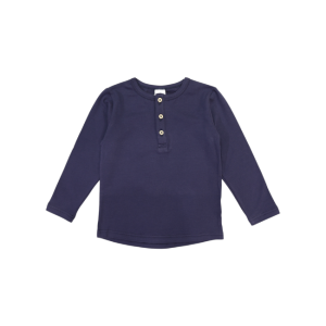 Korango - Essential Henley Tee: Navy