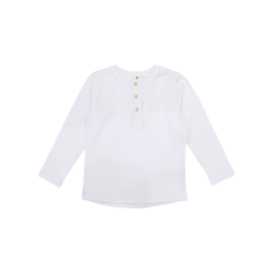 Korango - Essential Henley Tee: White