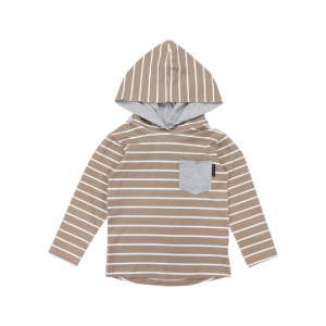 Korango - Hooded Tee: Chestnut