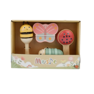 Kaper Kidz - Wooden Spring Insect 4 Piece Music Set