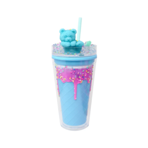 Pink Poppy - Drinking Cup: Gummy Bear Blue