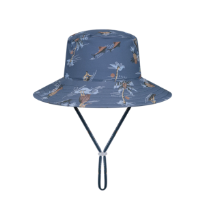 Dozer - Reversible Swim Bucket Hat: Brice Blue