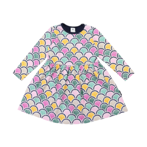 Korango - Arch Print Dress: Green