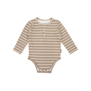 Korango - Striped Bodysuit: Chestnut