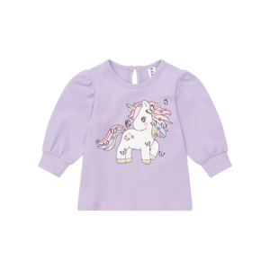 Huxbaby - Puff Sleeve Top: Butterfly Unicorn