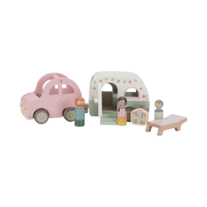 Little Dutch - Toy Car with Caravan
