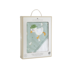 Living Textiles - Hooded Towel: Goosey Goosey