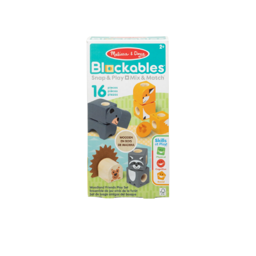 Melissa + Doug – Blockables™: Woodland Friends Play Set | Little Knick ...