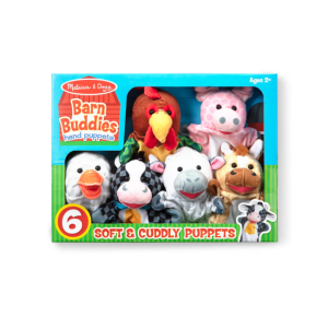 Melissa + Doug - 6 Pack Hand Puppets: Farm Buddies