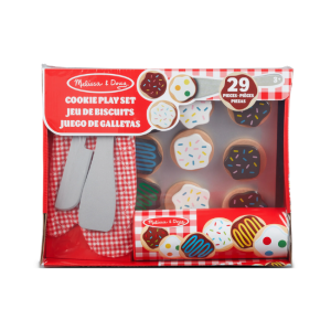 Melissa + Doug - Wooden Play Food: Slice + Bake Cookie Set
