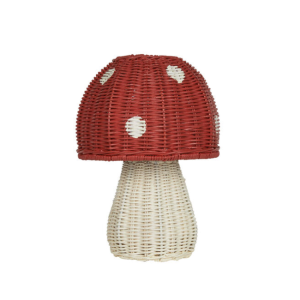 Olli Ella - Toadstool Lamp: Red