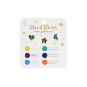 Rex London - 3 Glitter Rings: Mood Rings