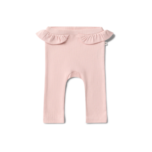 Snuggle Hunny - Organic Pants with Frill: Baby Pink