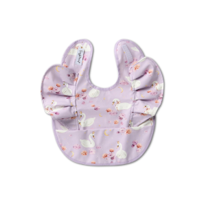 Snuggle Hunny - Frill Snuggle Bib: Swan Lake