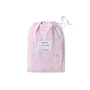 Snuggle Hunny - Organic Cot Sheet: Twinkle