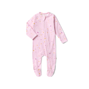 Snuggle Hunny - Organic Snuggle Sleepsuit Zip Footie: Twinkle