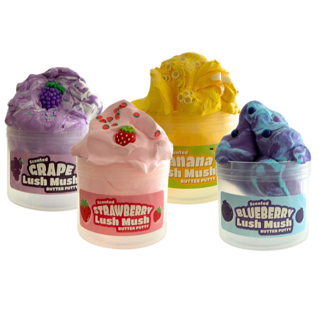 Slimes + Putties - Scented Lush Mush Butter Putty Slimes + Putties - Scented Lush Mush Butter Putty