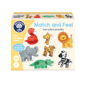 Orchard Toys - Match and Feel: 6 Two Piece Puzzles