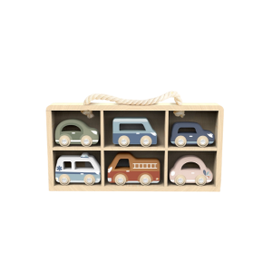 Speedy Monkey - Car Display Case with 6 Vehicles