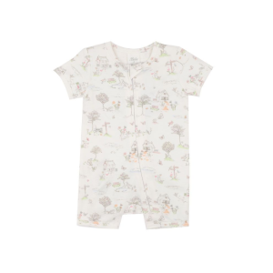 Bebe White Label Organic - Beautrice: Short Sleeve Zipsuit