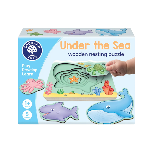orchard toys wooden nesting puzzle under the sea
