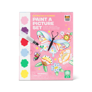 Tiger Tribe - Paint a Picture Set: Butterflies + Flowers