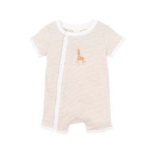 Bebe - Billie: Organic Giraffe Short Zipsuit