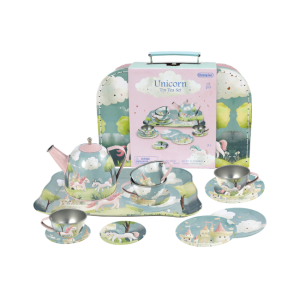 Champion - 15 Piece Tin Tea Set: Unicorn