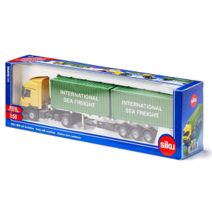 Siku - 1:50 Scale: Mercedes-Actros with Containers