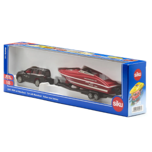 Siku - 1:55 Scale: Toyota LandCruiser with Motorboat
