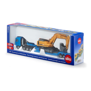 Siku - 1:87 Scale: MAN Heavy Haulage Transporter with Liebherr Excavator