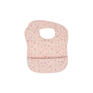 All4Ella - Recycled Pouch Bib: Daisy