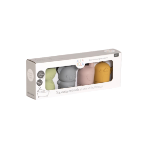 All 4 Ella - Squeezy Silicone Bath Toys: Animal Friends