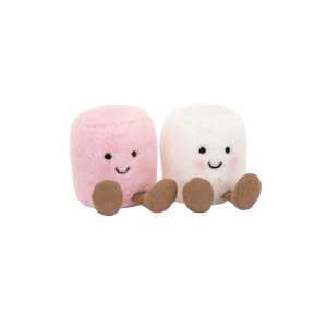 Jellycat - Amuseables: Pink and White Marshmallows