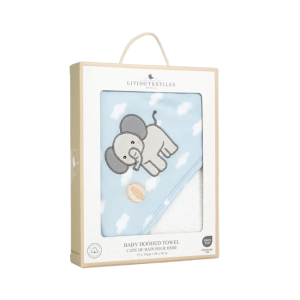 Living Textiles - Hooded Towel: Elephant Playtime