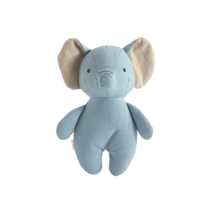 Living Textiles - Linen Animal: Eddie the Elephant Small